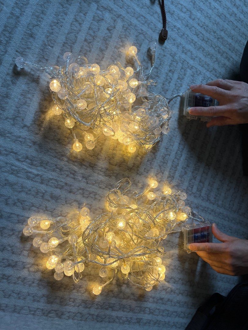 LED String Lights (Category: Lighting) located in Kajang. Submitted by frhnysf (Listing ID 1413135441, Image 2). Description: Working well Price for both.