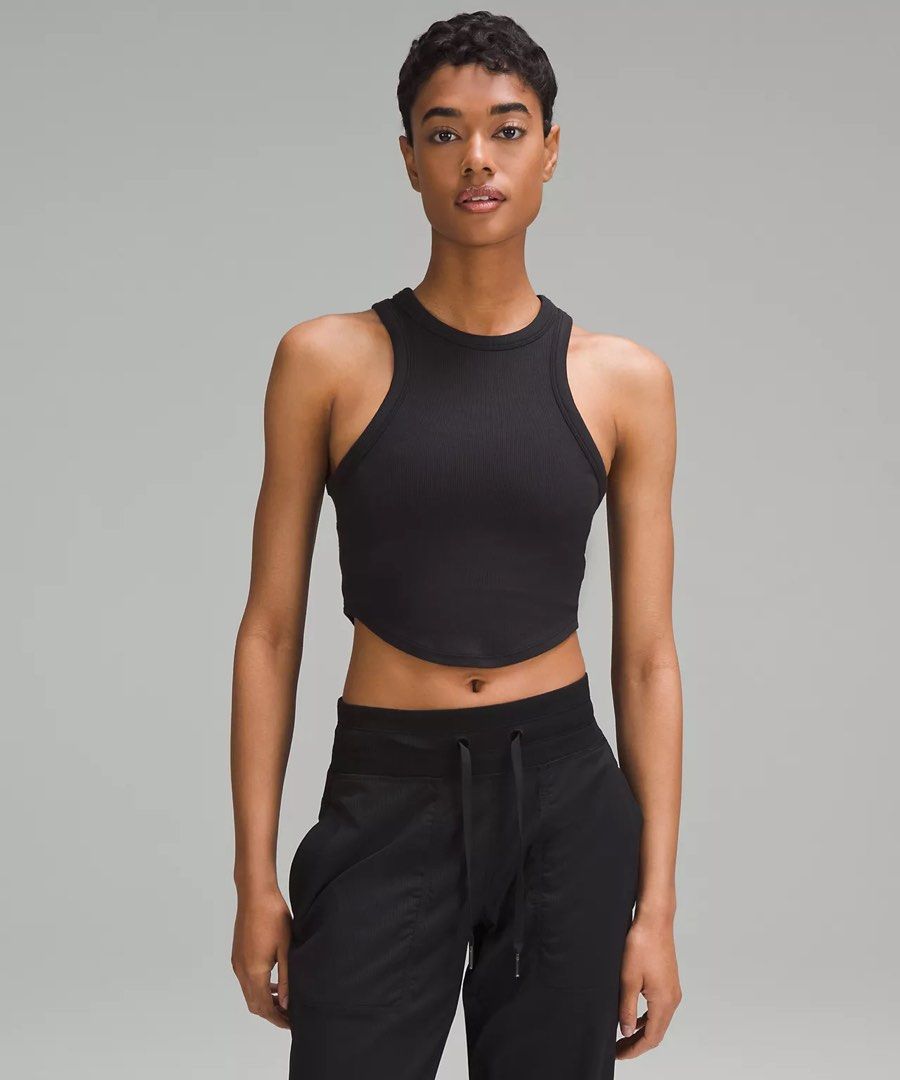 Lululemon Hold Tight Cropped Tank (Category: Sleeveless) located in Cabuyao City. Submitted by fffrag (Listing ID 1413139902, Image 1). Description: Lululemon Hold Tight Cropped Tank Measurements Length: 15.5" Width: 14" ₱880 shipped.