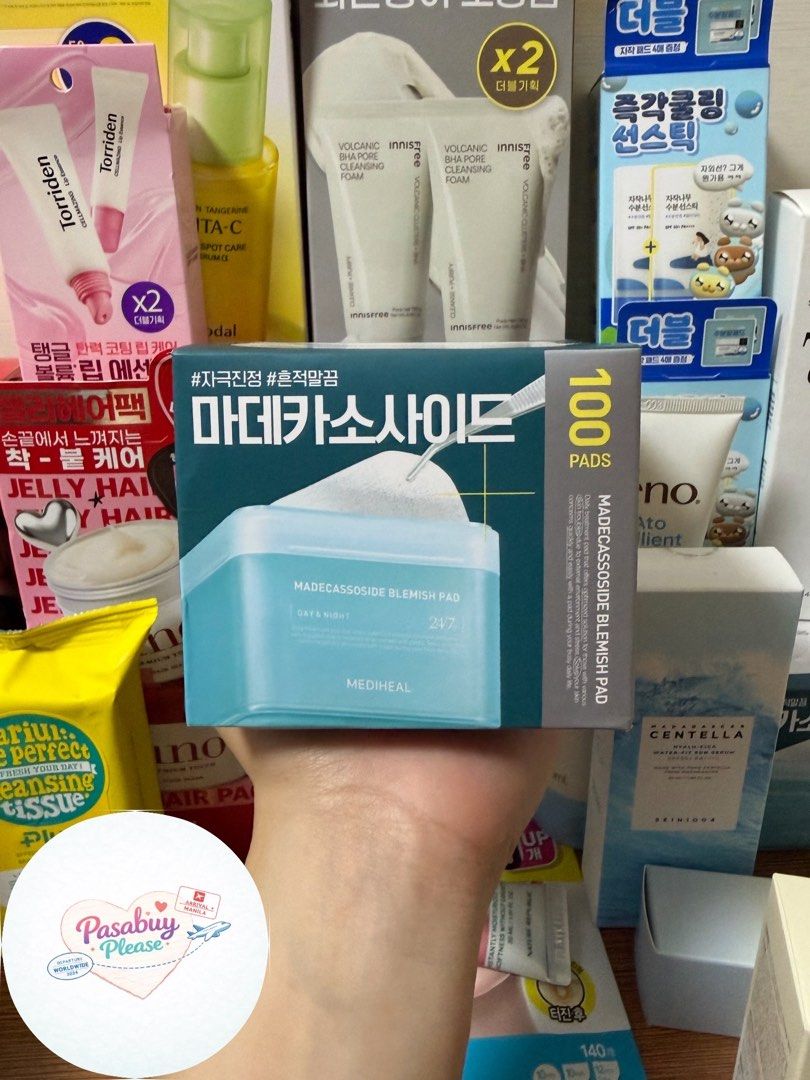 MEDIHEAL Madecassoside Blemish Pad (100pads) (Category: Face Care) located in Mandaluyong City. Submitted by mkromero (Listing ID 1376384448, Image 1). Description: 💯 Sourced from Myeongdong, Korea 📅 Expiry: November 10, 2027 📦 Ready to ship nationwide! ⭕️ All copyrights and trademarks belong to their respective brand owners..