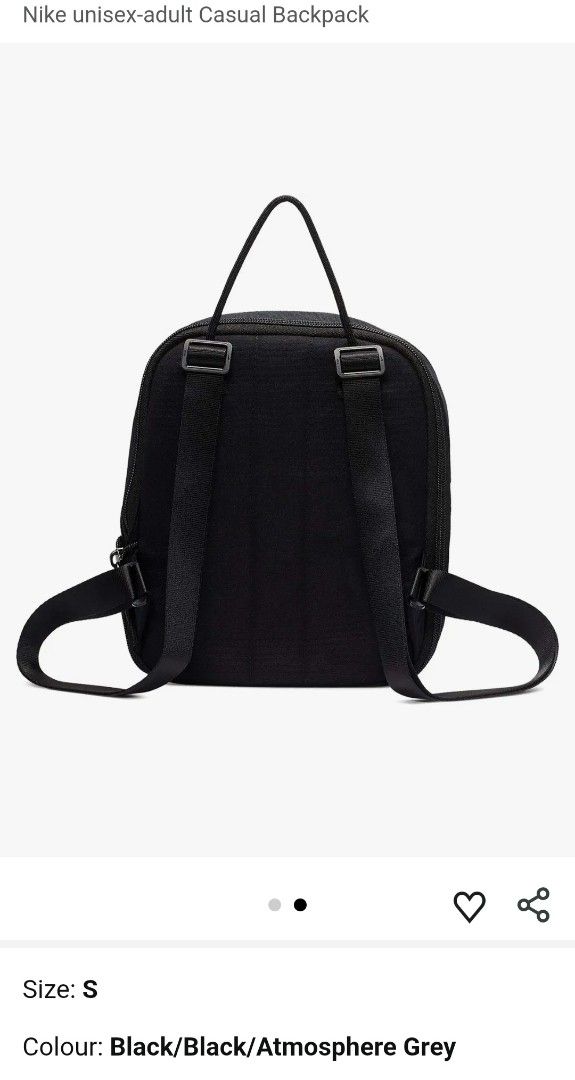 nike tanjun mini backpack size