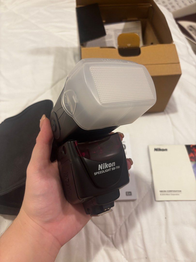 Nikon SB-700 Speedlight (Used once) (Category: Lens & Kits) located in Muntinlupa City. Submitted by beacq (Listing ID 1413045536, Image 1). Description: Used once years ago. .