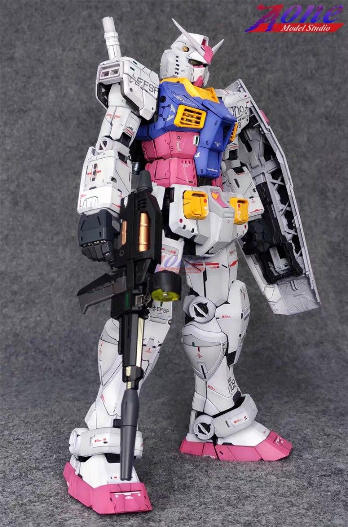 FULL SUM ORDER Runner Sprayed prepainted DABAN One Year War Colour RX 78-2 PGU 1/60 Model Kit (Category: Gundam Model Kits) located in Singapore. Submitted by josiahthelam (Listing ID 1413202303, Image 4). Description: 3RD PARTY NOT BANDAI. See pictures for effect of studio painted and processed runners once assembled. Custom product which is very labor and material intensive so no refunds allowed once payment made to studio to make this product.
