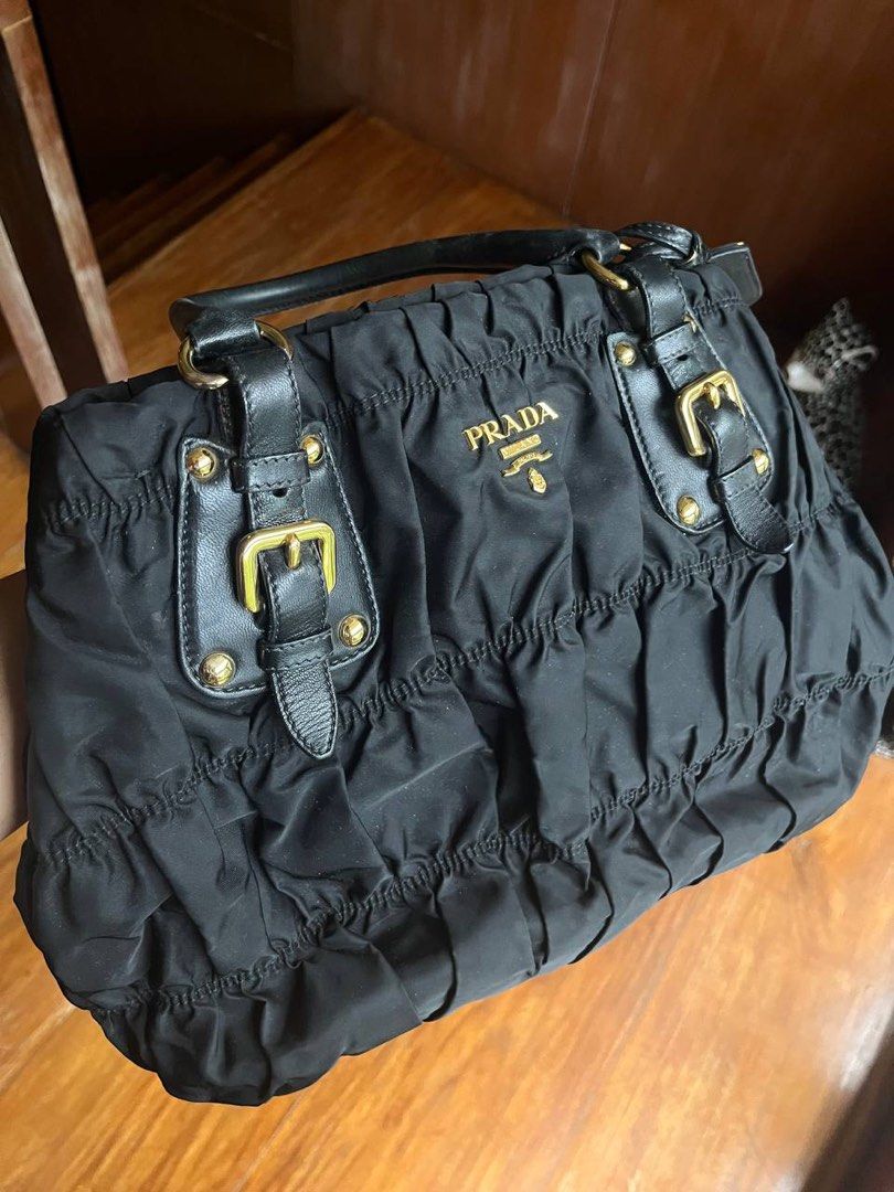 Prada Tessuto Gaufre nylon tote bag (Category: Luxury Bags & Wallets) located in Quezon. Submitted by dana_t (Listing ID 1413122818, Image 1). Description: Authentic Prada Tessuto Gaufre nylon tote bag Negotiable.