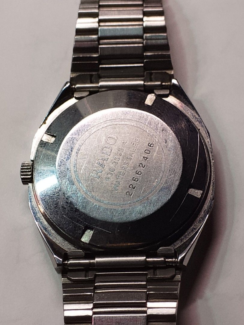 Rado Voyager (Category: Men's Watches) located in Paranaque City. Submitted by hizonrj_g (Listing ID 1413149499, Image 2). Description: Rado Voyager '80s Automatic Day date complications Good running condition Visible scratches Serviced October 2025 * NEGOTIABLE👌 #Rado #RadoVoyager #pppMGh #CopperedG #GlorifiedG.
