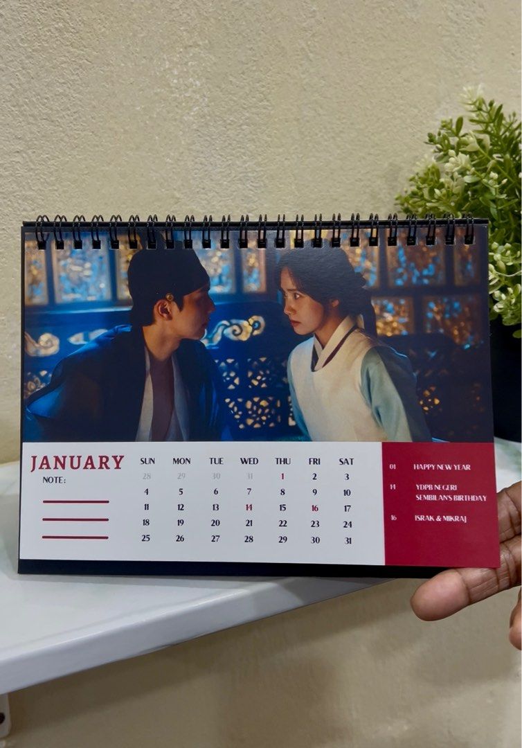 Ready Stock Limited Edition table deck calendar 2026 bon appetit your ...