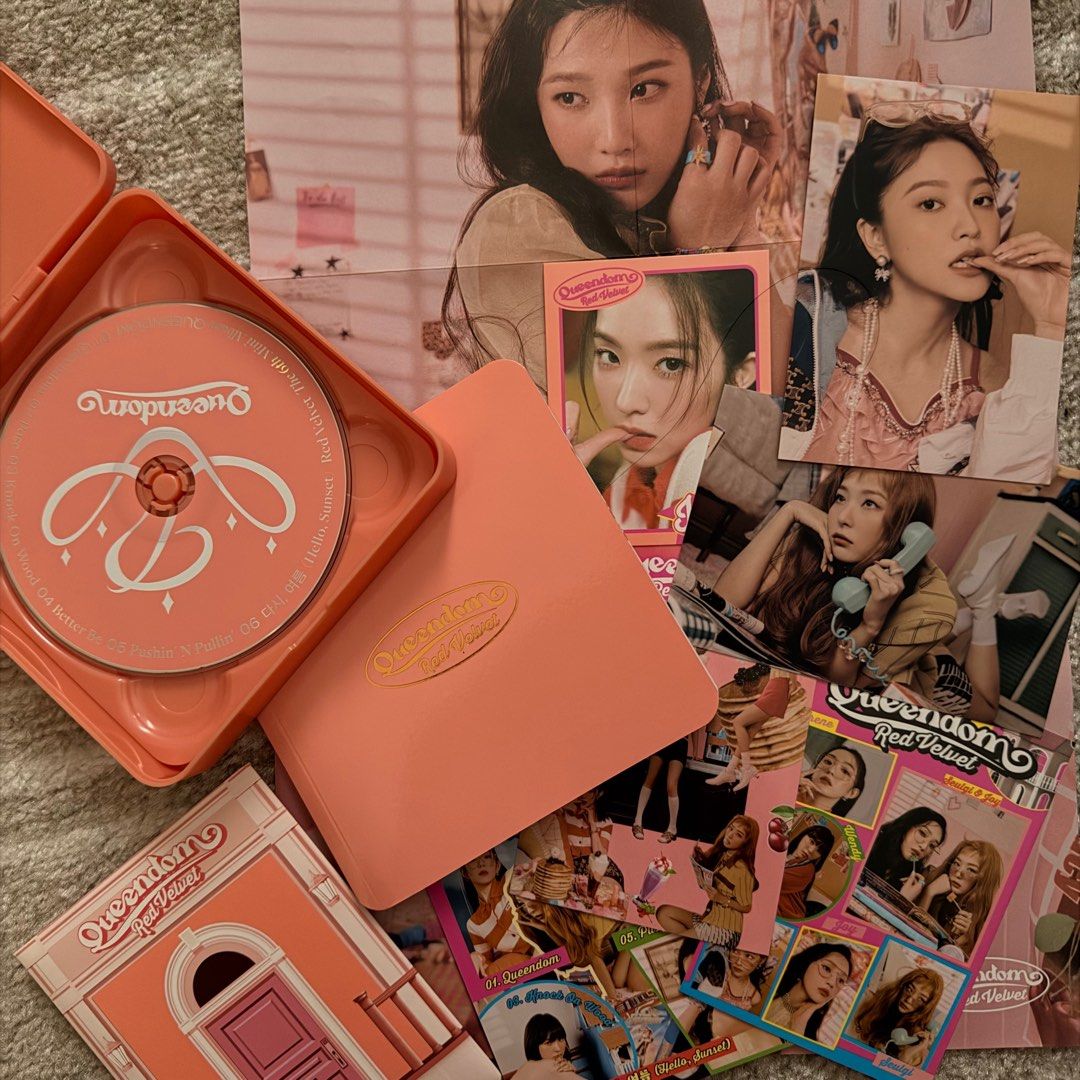 Red Velvet Queendom Album (Category: CDs & DVDs) located in Quezon City. Submitted by stanyscart (Listing ID 1413214981, Image 2). Description: - Complete inclusions - Box in mint condition - All inclusions are in good condition - See photos for photocard pulls .