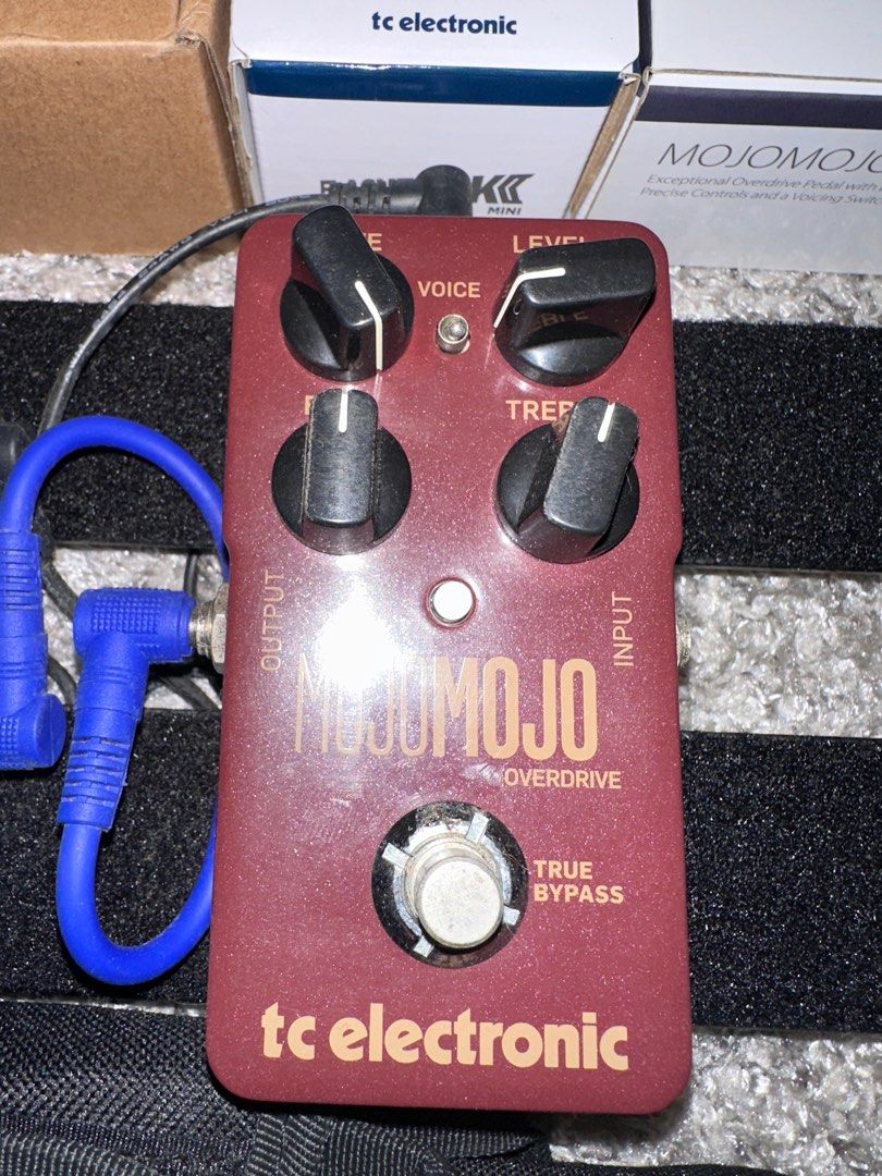 Delay x Overdrive Pedal Setup (Category: Musical Instruments) located in Mandaluyong City. Submitted by humstrat (Listing ID 1413177432, Image 3). Description: Feel free to offer - You can offer also for individual item In great condition 👌 TC Electronic Flashback 2 Mini Delay TC Electronic MojoMojo Overdrive Caline CB-107 Mini PedalBoard 18in. x 5in. with Bag Mosky Mini PSU Isolated Dc Output - extra wires Lazer Patch Cable - extra cables Used 
