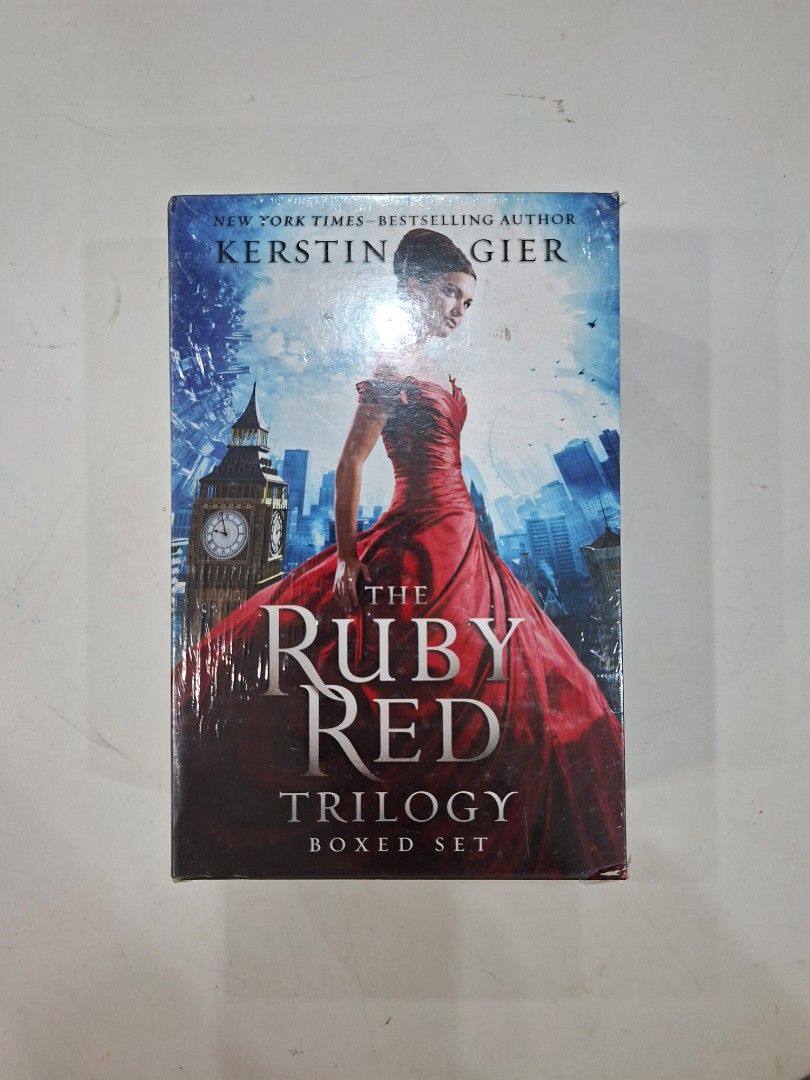 The Ruby Red Trilogy Boxed Set by Kerstin Gier (Category: Storybooks) located in Quezon City. Submitted by forsyth21 (Listing ID 1413150797, Image 1). Description: - Includes: Ruby Red, Sapphire Blue, and Emerald Green. - Books are in its original plastic seal. - Only for delivery. .