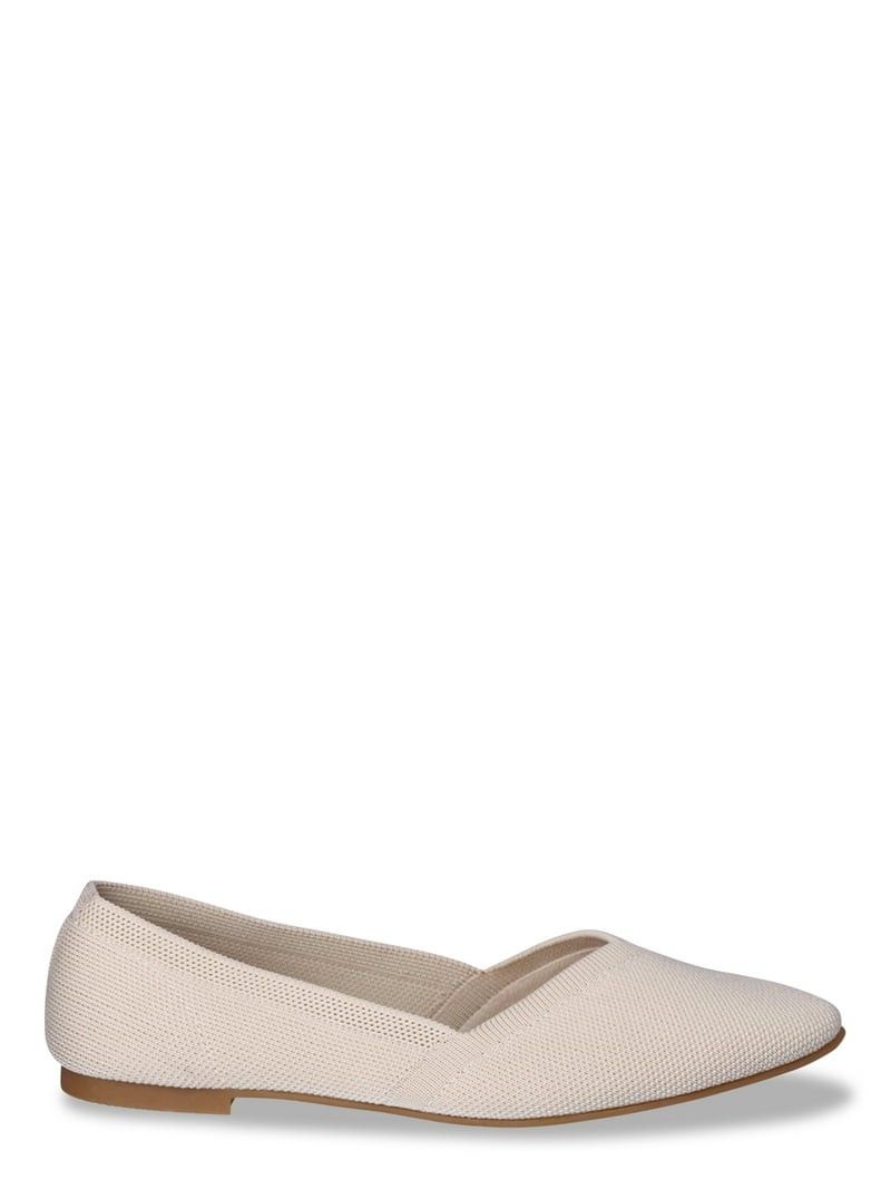 Time and Tru Memory Foam Flats - Beige (Category: Flats & Sandals) located in San Pedro. Submitted by gogrannygo70 (Listing ID 1413140336, Image 3). Description: - Time and Tru flats - Beige knit upper - Size: 9.5 - Memory foam insole for comfort - Pointed toe design - Low heel - Perfect for everyday wear - Stylish and comfortable.