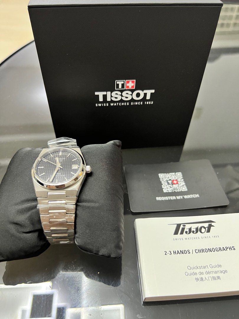 Tissot PRX Powermatic 80 35MM (Category: Women's Watches) located in Rizal. Submitted by addyandy (Listing ID 1413130571, Image 3). Description: TISSOT PRX 35MM T137.207.11.051.00 Diameter:35 mm Up to 80 hours power reserve 316L stainless steel case See-through caseback Swiss automatic movement Scratch-resistant sapphire crystal with antireflective coating Interchangeable quick release bracelet Meet up only Megamall.