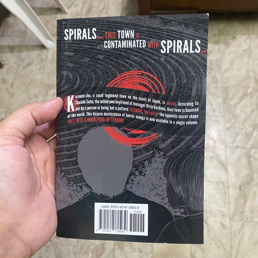 Uzumaki Book 2 by Junji Ito (Category: Comics & Manga) located in Valenzuela. Submitted by splsc (Listing ID 1413139061, Image 2). Description: - Uzumaki Book 2 by Junji Ito - A chilling manga about a town cursed by spirals. - Features a unique horror story. - Available in a single volume. - bought from orange app.