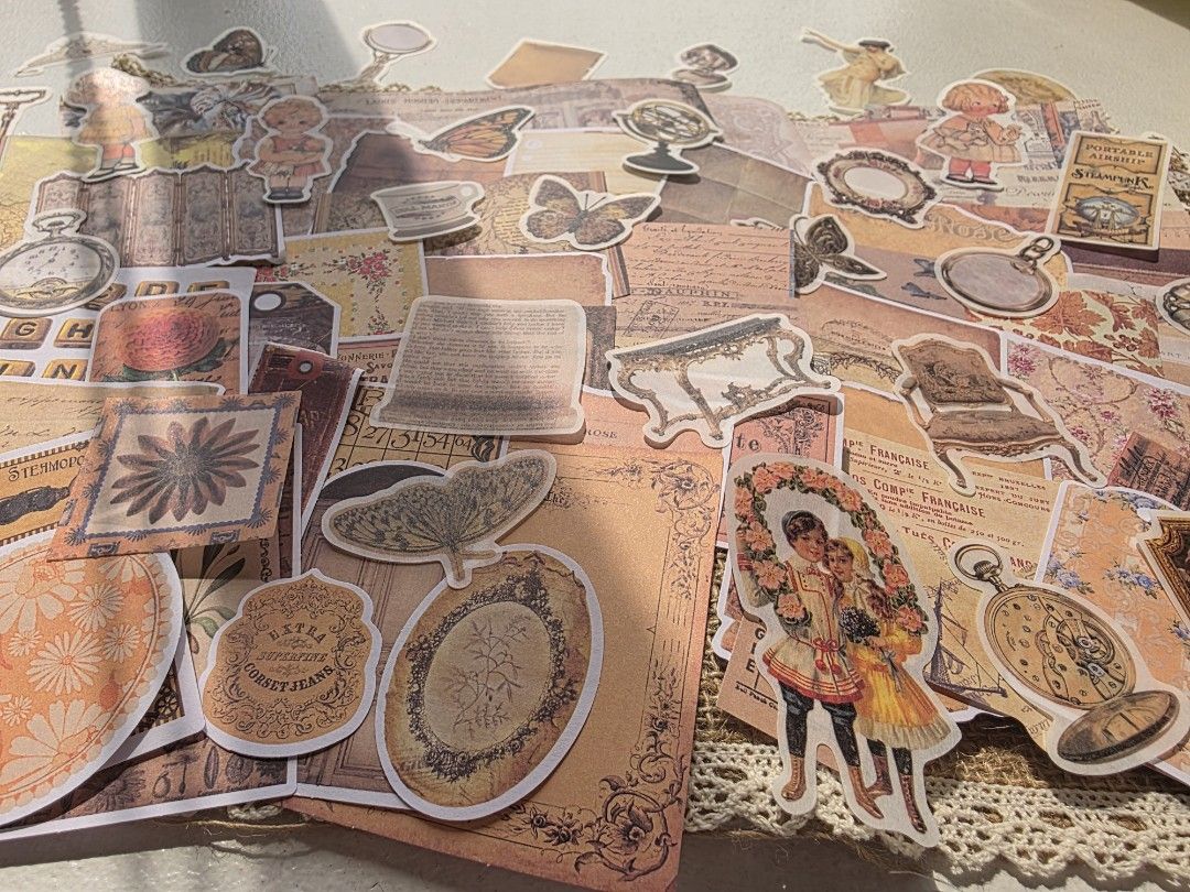 Scrapbook Deco Papers and Stickers Set (Category: Craft Supplies & Tools) located in Manila. Submitted by ghiblee (Listing ID 1413098492, Image 3). Description: 🗂️ 100 pcs Deco Papers A dreamy collection of handpicked pieces perfect for journaling, scrapbooking, or decorating your planners. ✨ What’s Inside: 100 assorted pieces of deco papers and stickers 🎨 Add a touch of whimsy, nostalgia, and adventure to every page you create! Perfect for: 📓