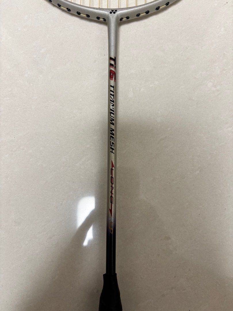 Yonex Ti6 Titanium Mesh Badminton Racket, Sports Equipment, Sports ...