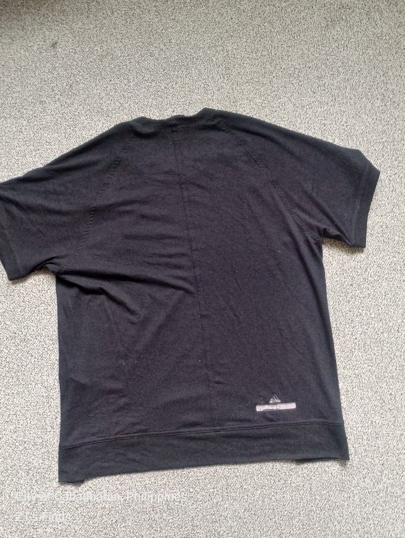 Adidas Stella Mc Carthney Active wear Tee (Category: Others Tops) located in Cabadbaran. Submitted by ztsfinds (Listing ID 1416692088, Image 2). Description: This is curated ukay clothes, already washed. Color may vary due to lighting. Have flaws,you can see it sa last pic.Color condition 10/10. Size: 085 (in Asian size,small) Dimensions on tag: Chest: 086 cm Height: 163 cm Length:62 cm (actual measurement) Width: 51 cm (actual measurement).