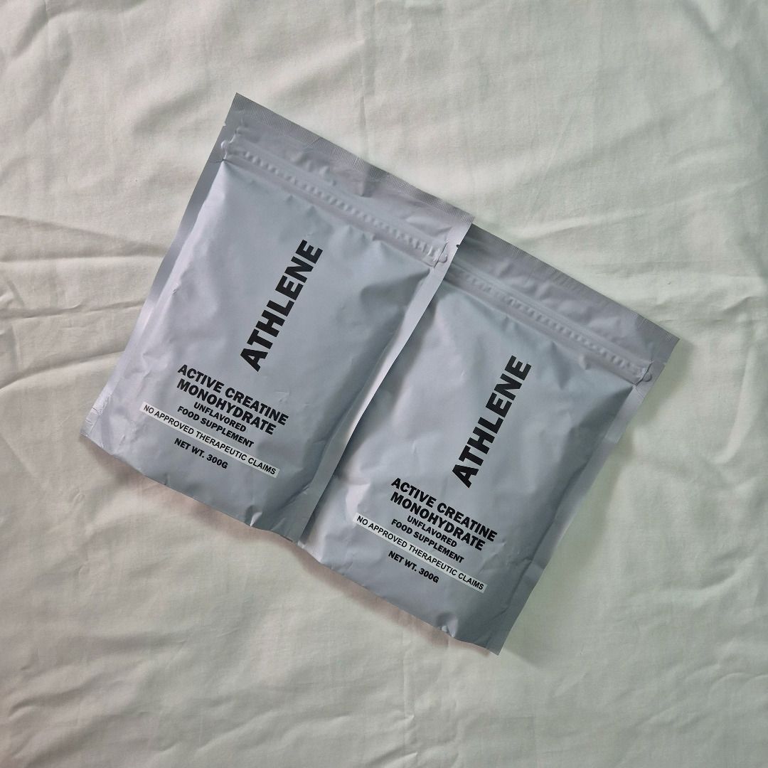 Athlene ACTIVE Creatine Monohydrate 300g (Category: Sports & Fitness Nutrition) located in Makati City. Submitted by raceday.rdy (Listing ID 1416693148, Image 1). Description: Athlene ACTIVE Creatine Monohydrate 300g Brand new, sealed 300g = 60 servings 650 each if getting 2, 660 if 1.