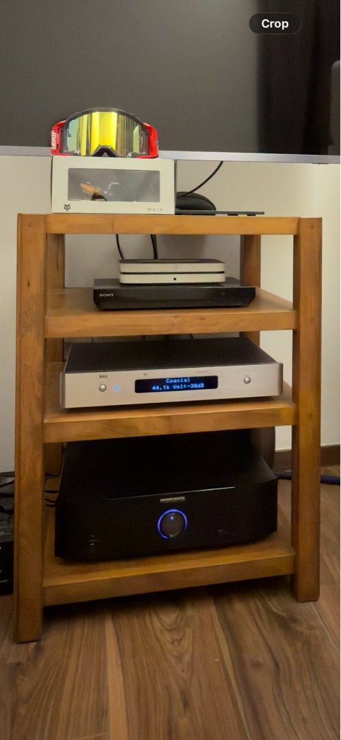 Audio rack (solid wood)