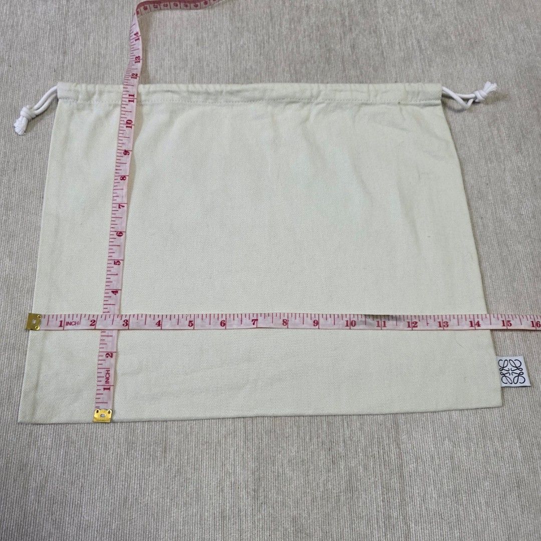Authentic Loewe dust bag 11.5x14.5 inches (Category: Cross-body Bags) located in Manila. Submitted by jfluxury.co (Listing ID 1416831770, Image 3). Description: excellent condition like new no flaws bought in Japan 🇯🇵 💯% Authentic. 😊 Money back guarantee. 😊 Clean and ready to use na.