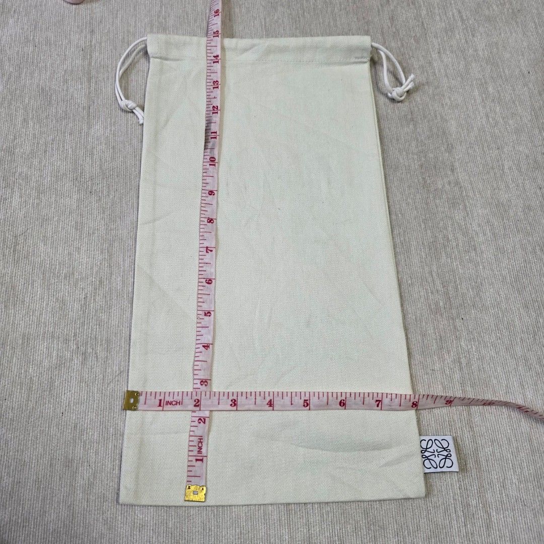 Authentic Loewe dust bag 15x8 inches (Category: Purses & Pouches) located in Manila. Submitted by jfluxury.co (Listing ID 1416831659, Image 3). Description: excellent condition like new no flaws bought in Japan 🇯🇵 💯% Authentic. 😊 Money back guarantee. 😊 Clean and ready to use na.