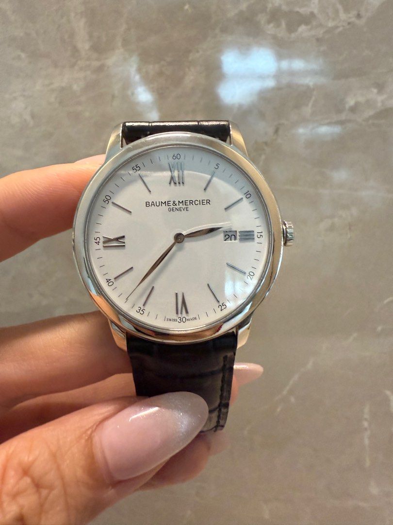 Baume & Mercier Classima 42mm (Category: Luxury Watches) located in Quezon City. Submitted by limluxurytrading (Listing ID 1416715643, Image 1). Description: Baume & Mercier Classima 42mm Just had the battery replaced In excellent working condition - this was worn once only . Selling for 50k only Purchased in 2019 for 140k.