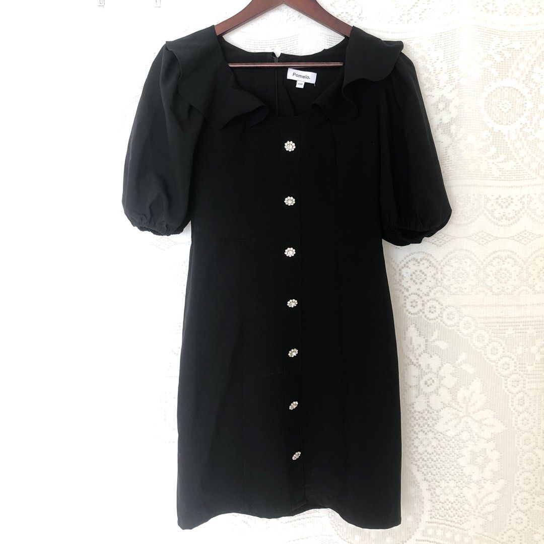 Black Pomelo formal dress (Category: Dresses) located in San Fernando. Submitted by 100perscent (Listing ID 1416667865, Image 1). Description: Brand new, never been used Size: S-M.