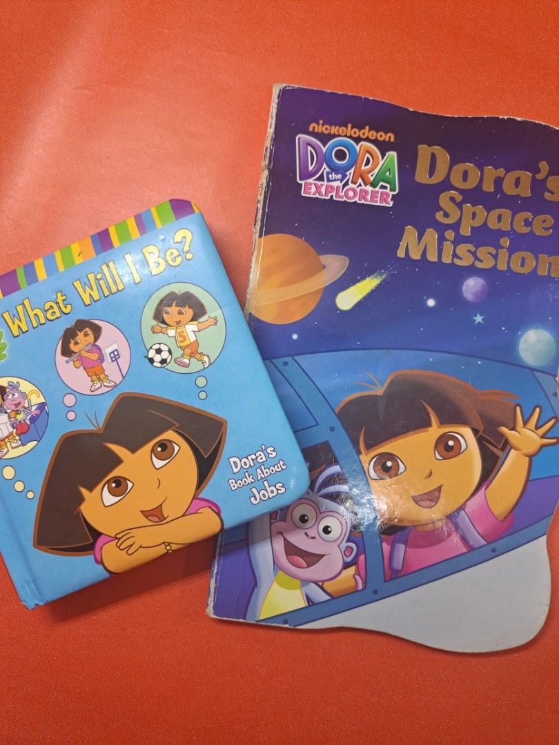 BUNDLE Dora the Explorer Board Books Set (Category: Children's Books) located in Santa Rosa. Submitted by thecoolkidsclub (Listing ID 1416756393, Image 1). Description: Classic Dora the Explorer board books: - "Dora's Space Mission": GUC - "What Will I Be?": VGUC both books - cover has flaws but inside is clean.