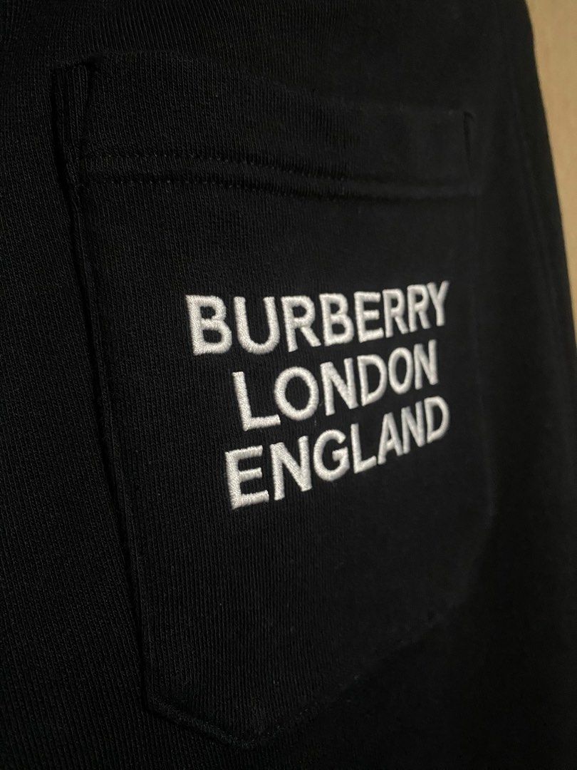 Burberry Logo Casual Sweatpants - Size M (Category: Joggers) located in Manila. Submitted by drp4drp (Listing ID 1416697135, Image 3). Description: Waist: 30-36 Length: 40 Brand new condition 10/10 color rate Ready to wear (Washed already) Paunahan nalang Loc: Quezon city, luzon ave.