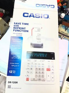 Casio DR-120R Desk-Top Printer Calculator449147599292344320