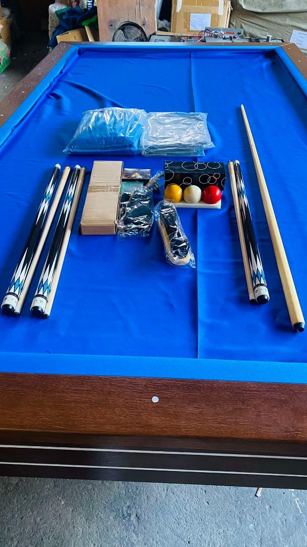 DREAMS Carom Billiard Table (Category: Billiards and Bowling) located in Quezon City. Submitted by wrbreyestrading (Listing ID 1416648400, Image 3). Description: DREAMS Carom Billiard Table Features: Standard size: 2900mm*1650mm*830mm(or 840mm) Slate: 2.5 cm thickness natural slate Handrail: Natural import high solid wood Legs material: Solid wood Cushion: High elastic rubber cushion Cloth: 75% wool For inquiries, message me directly. We accept C