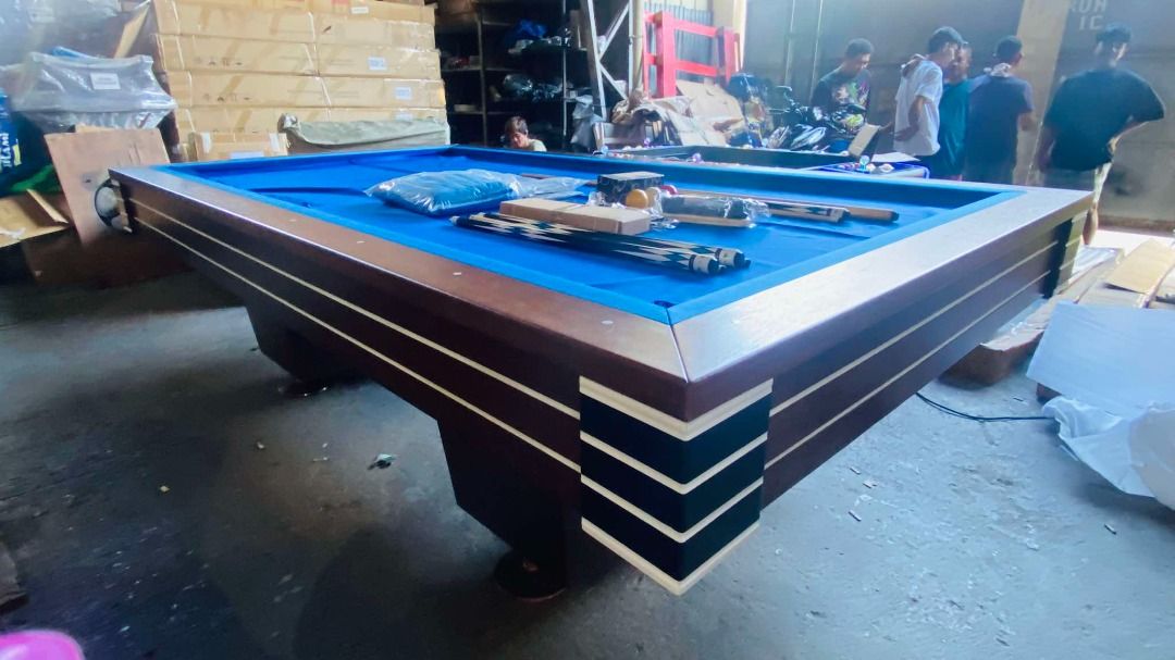 DREAMS Carom Billiard Table (Category: Billiards and Bowling) located in Quezon City. Submitted by wrbreyestrading (Listing ID 1416648400, Image 1). Description: DREAMS Carom Billiard Table Features: Standard size: 2900mm*1650mm*830mm(or 840mm) Slate: 2.5 cm thickness natural slate Handrail: Natural import high solid wood Legs material: Solid wood Cushion: High elastic rubber cushion Cloth: 75% wool For inquiries, message me directly. We accept C