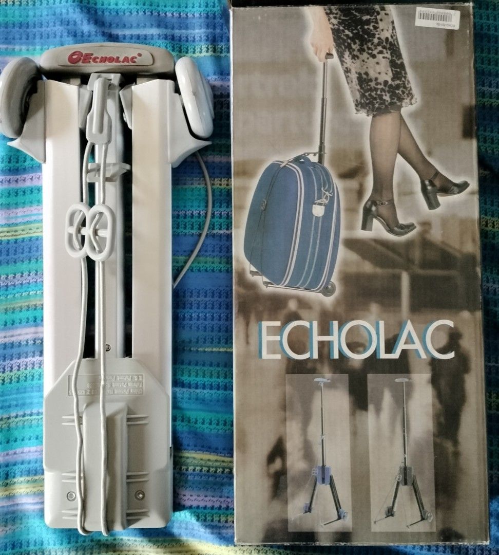 Echolac Mirco foldable Trolley Cart (Category: Strollers) located in Manila. Submitted by beyondfundraising (Listing ID 1416731081, Image 2). Description: Echolac Micro foldable Trolley Cart - Never used - Carries 18 kg - smooth rolling wheels - easy to operate - Japan bought Kindly message for inquiries Three units available.