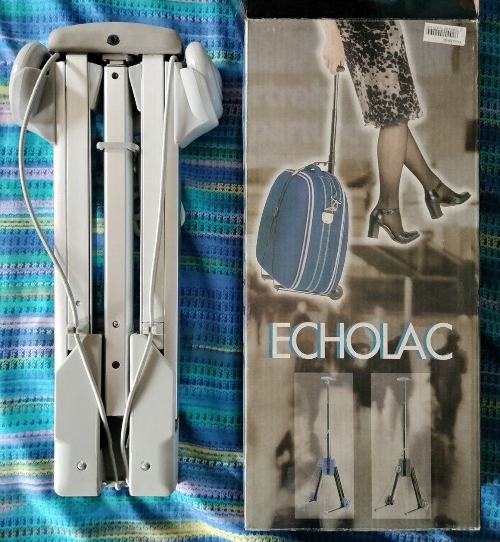 Echolac Mirco foldable Trolley Cart (Category: Strollers) located in Manila. Submitted by beyondfundraising (Listing ID 1416731081, Image 3). Description: Echolac Micro foldable Trolley Cart - Never used - Carries 18 kg - smooth rolling wheels - easy to operate - Japan bought Kindly message for inquiries Three units available.