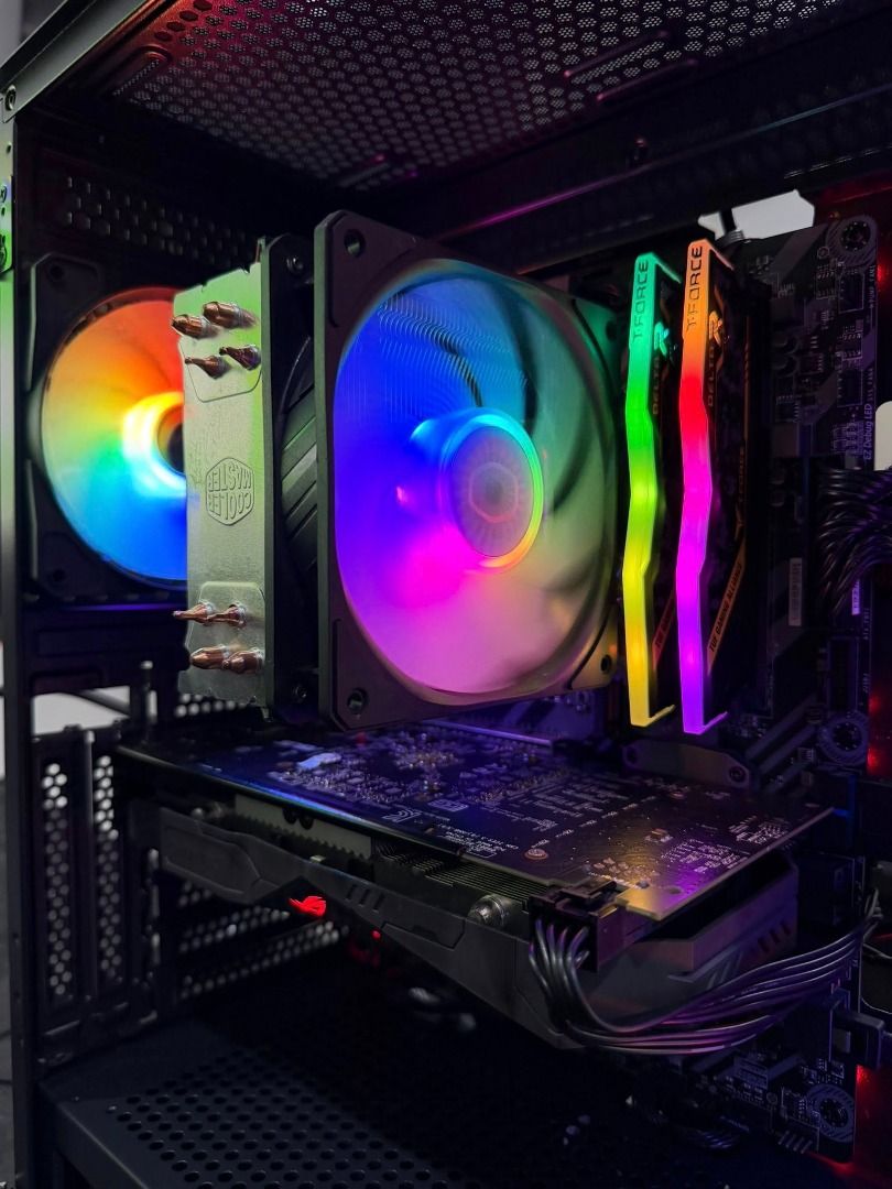 GAMING INTEL CORE I7 7700K WITH RX580 8GB (Category: Desktops) located in Quezon City. Submitted by wisehorse_adda50 (Listing ID 1416671710, Image 3). Description: FOR SALE: GAMING SYSTEM UNIT (GOOD AS NEW) INTEL CORE I7 7700K MSI TOMAHAWK ARSENAL GAMING Z270 16GB TFORCE TUF GAMING DDR4 8GBx2 RGB 500GB SAMSUNG 980 PRO M.2 NVME 1TB SEAGATE HD ASUS STRIX RX580 8GB 256BIT COOLERMASTER AIR COOLER INPLAY GS650 80+ BRONZE GALAX REVOLUTION 06 TEMPERED C