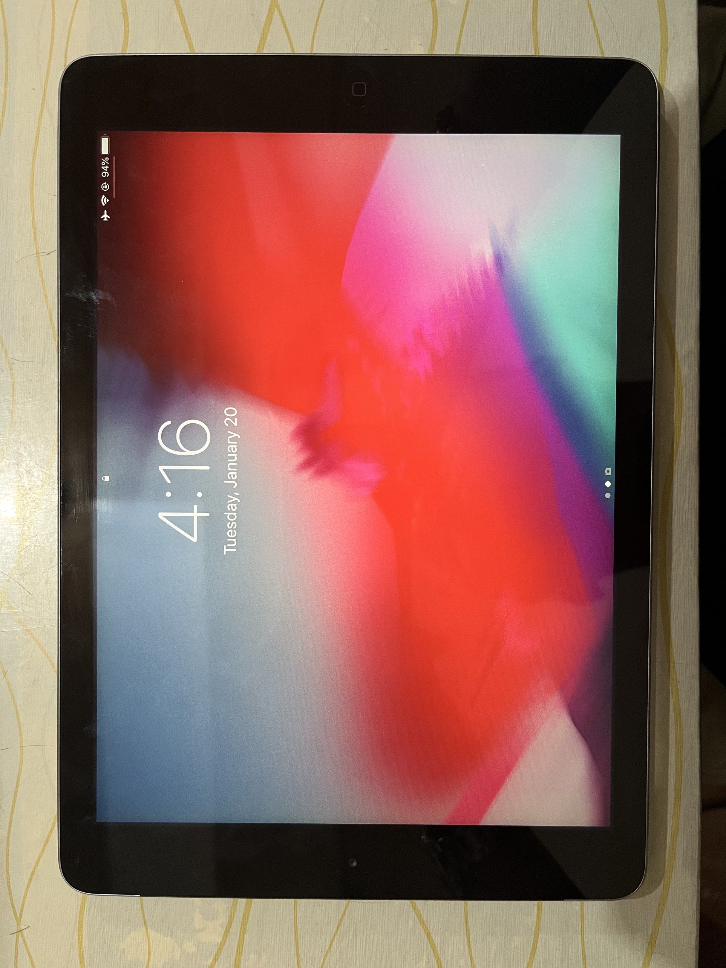 Ipad Air Gen 1 (Wifi+Cellular) (Category: iPad) located in Manila. Submitted by gentleocean-8ff1f3 (Listing ID 1416725695, Image 1). Description: Well-maintained iPad Air (Gen 1) with Wi-Fi and cellular capability. Fully functional and reset, ready for a new user. ✔ Wi-Fi + Cellular (supports SIM) ✔ Smooth touchscreen and responsive performance for light daily use ✔ Ideal for browsing, reading PDFs, streaming, online classes, and video calls ✔ Ba