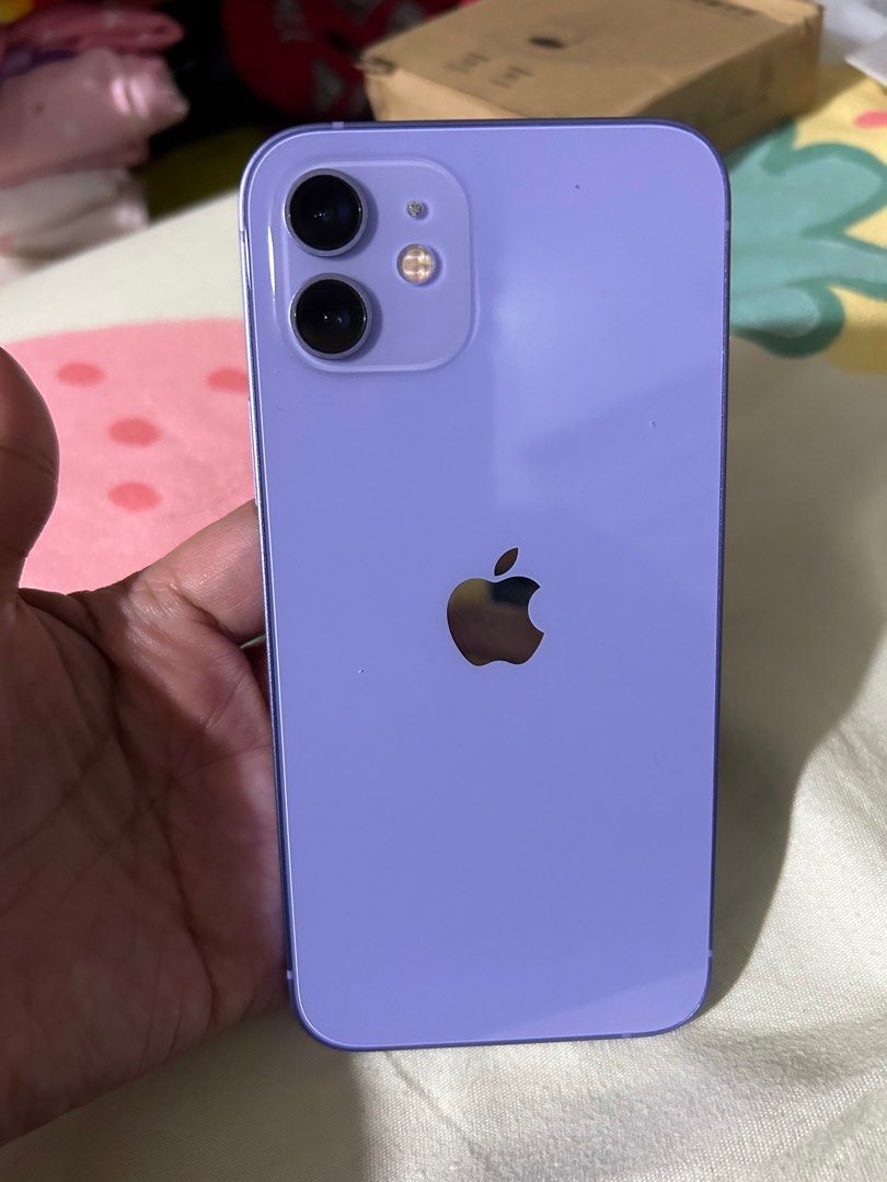 Iphone 12 64gb Factory unlock (Category: iPhone 12 Series) located in San Juan City. Submitted by happyday_01 (Listing ID 1416798512, Image 1). Description: Iphone 12 64gb Factory unlock Battery health 89% Truetone working All parts original Smooth 💯 Good condition No repair history 10,500.