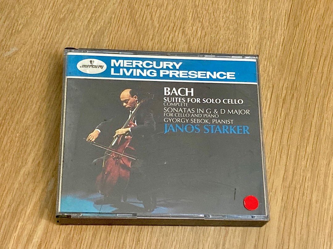 《Janos Starker – Bach Suites for Solo Cello (Suites 1, 2, 3)》1CD 大提琴界的 ...