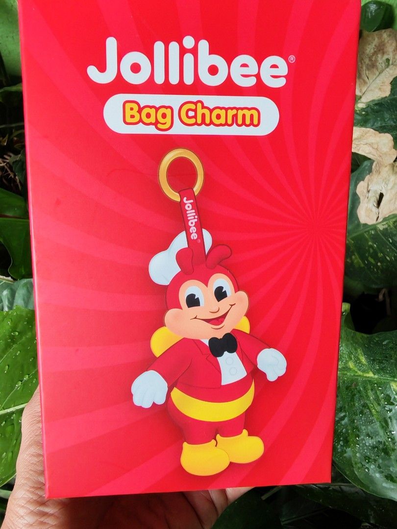 Jollibee Bag Charm (Category: Character Goods) located in Quezon City. Submitted by danilo.danilo4 (Listing ID 1416654587, Image 1). Description: - Authentic Jollibee Bag Charm - Brand new, in original packaging - Features the beloved Jollibee mascot - Charm design: Red box with Jollibee logo and "Bag Charm" text - Charm itself: 3D Jollibee figure.