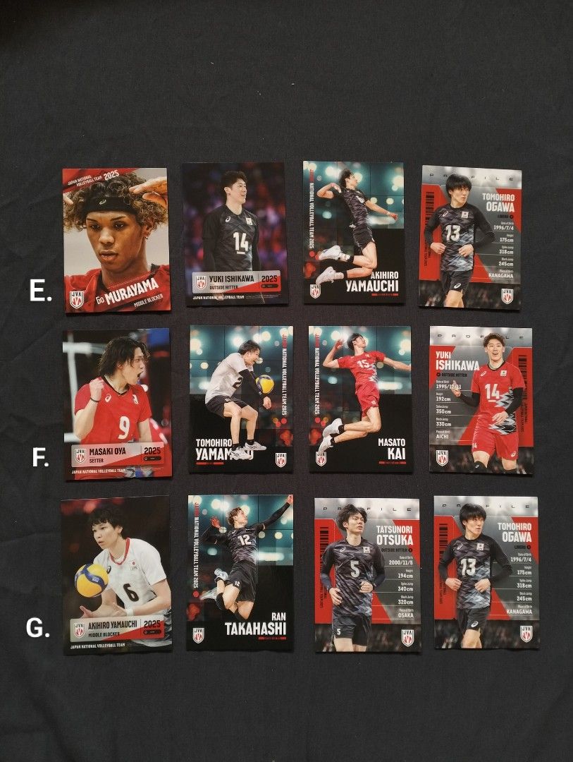 RYUJIN NIPPON Trading Cards (Mixed Set) (Category: Raw Singles) located in Quezon City. Submitted by bodegallery (Listing ID 1416712908, Image 2). Description: 🚨 PLEASE READ CAREFULLY 🚨 ✓ All prices are at 360 pesos ✓ Mixed set A. Ran, Go Murayama, Ogawa, Kai B. Hiroto, Yuki, Go Murayama, Kazuyuki C. Tomo, Kentaro, Akito, Keihan D. Go Murayama, Yuki, Aki, Ogawa E. Oya, Tomo, Kai, Yuki F. Aki, Ran, Tatsu, Ogawa.