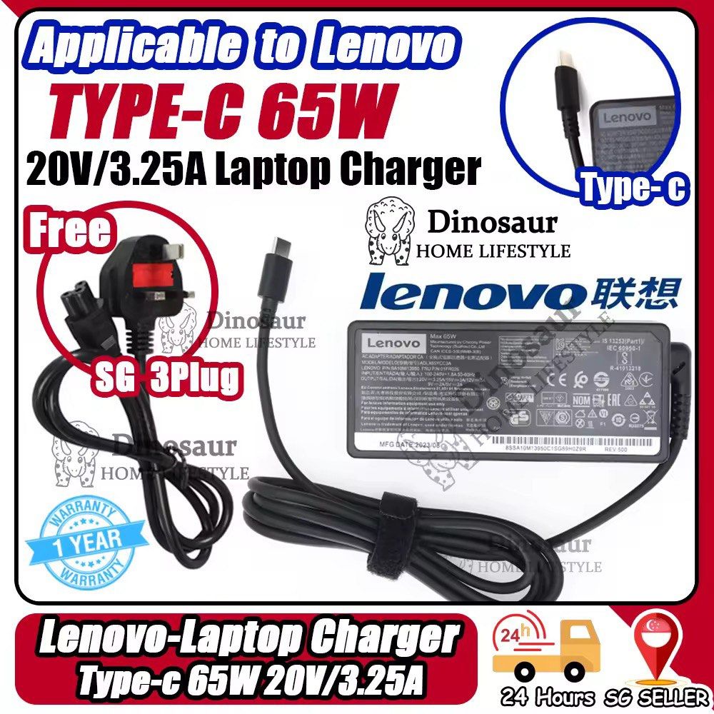 Lenovo Type-C 65W 20V/3.25A Laptop Charger