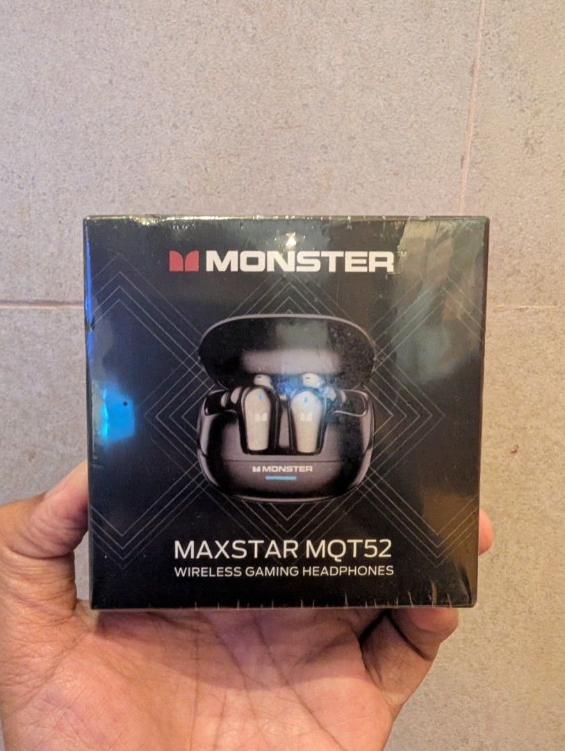 Monster Maxstar MQT52 Bluetooth earphones (Category: Earphones) located in Quezon City. Submitted by unboxingtito (Listing ID 1416829382, Image 1). Description: Brand new and sealed .