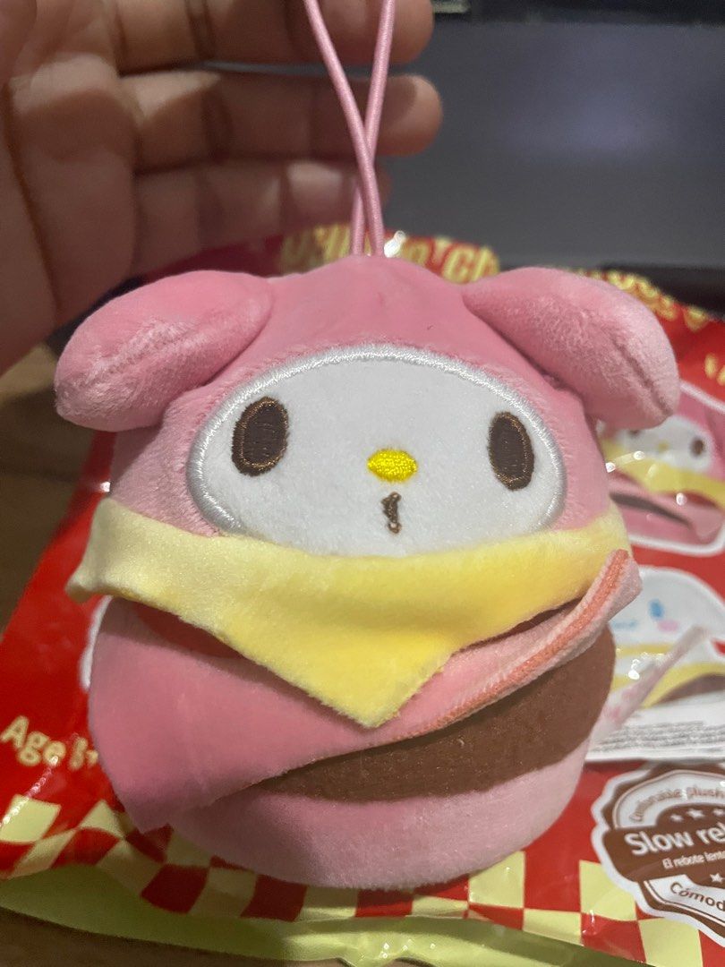 My Melody- Burger series plush (Category: Plushies & Soft Toys) located in Manila. Submitted by boredninja (Listing ID 1416675045, Image 2). Description: -Delivery arrangements and costs will be handled by the customer through their chosen courier. .