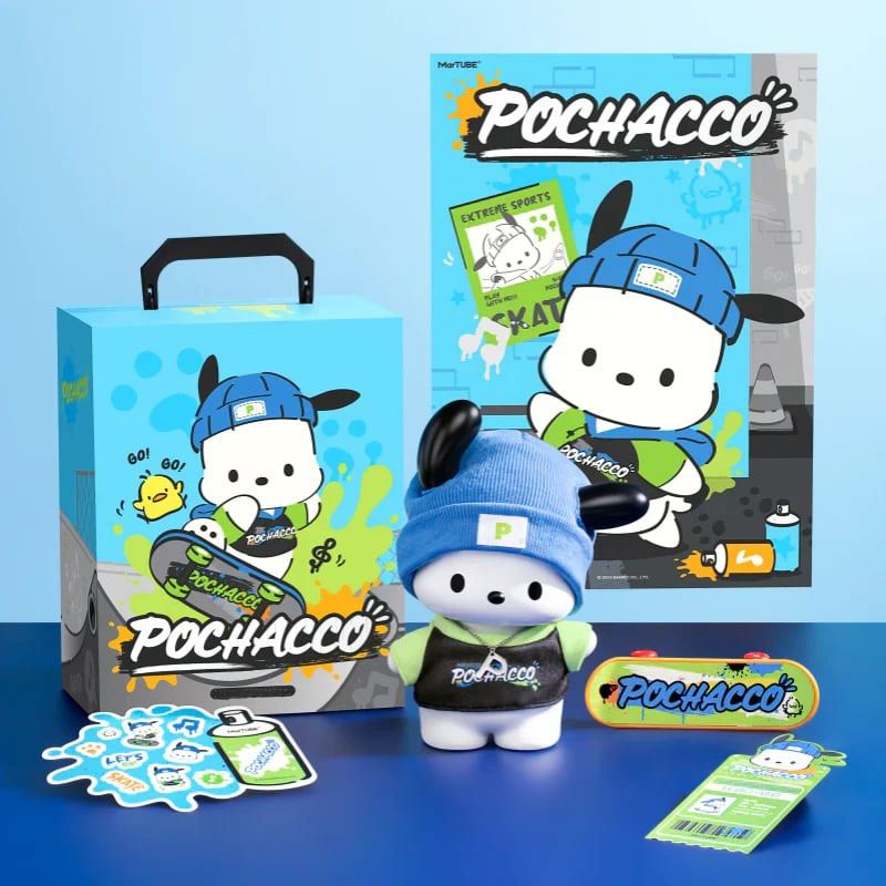 Original Pochacco Skateboard Bluetooth Speaker (Category: Portable Audio Accessories) located in Valenzuela. Submitted by kvnknt (Listing ID 1416689952, Image 1). Description: - unsealed but not used - complete set .