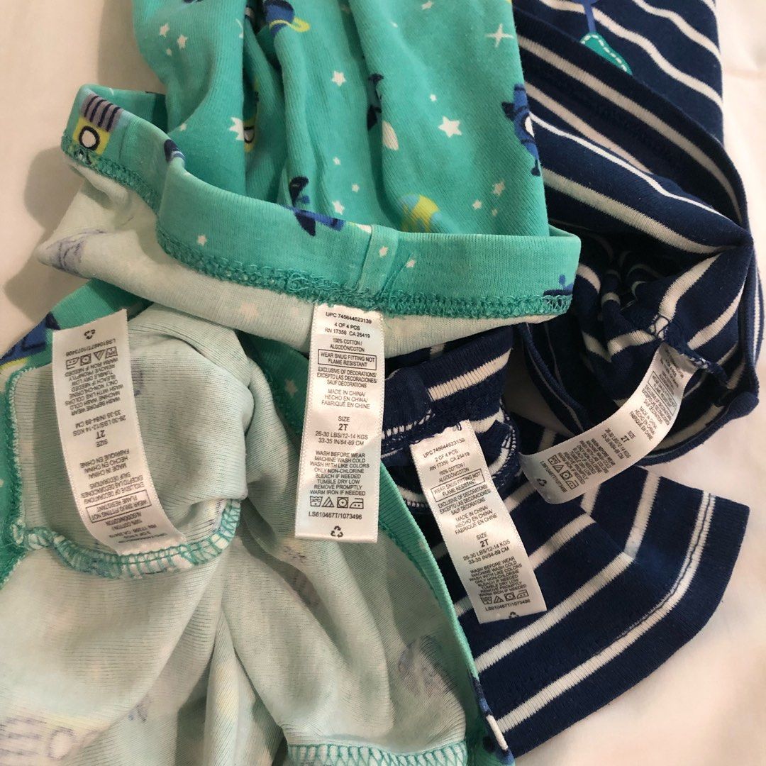 Preloved Little Me 4-pc Pajama Sets - 2T (Category: Babies & Kids Fashion) located in Marikina City. Submitted by petitechicph (Listing ID 1416826151, Image 3). Description: Take all.
