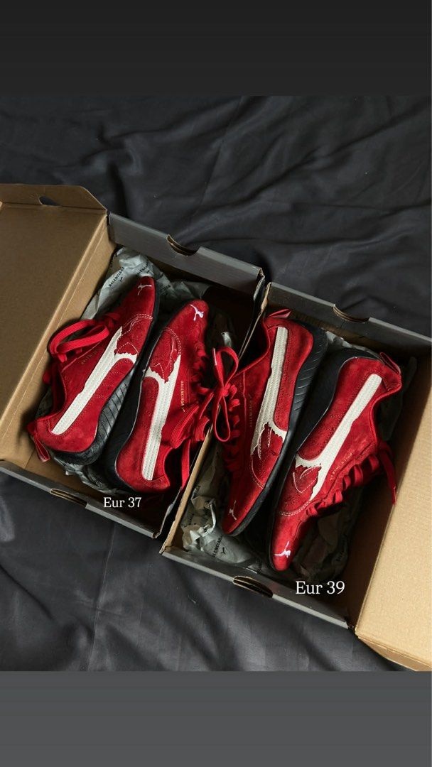 Puma Speedcat B@lenci (Category: Casual Shoes) located in Cavite. Submitted by jvt.declutters (Listing ID 1416808784, Image 1). Description: Used 2-3x only ₱900 each DM for more photos see pic for sizes .