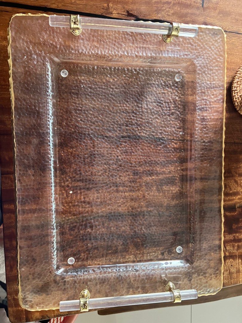 Rectangular Serving Tray with Handles (Category: Other Kitchenware & Tableware) located in Kuala Lumpur. Submitted by gwins (Listing ID 1416738634, Image 1). Description: Service tray with handle Brand new unused.