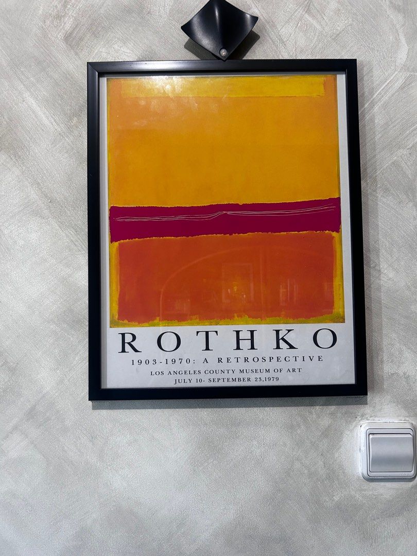 Rothko and Bauhaus Framed Art Prints (Category: Frames & Pictures) located in Manila. Submitted by 102427 (Listing ID 1416694087, Image 2). Description: - Set of 3 framed art prints - Features Rothko and Bauhaus designs - Rothko prints from a retrospective exhibition - Bauhaus print from 1923, Weimar - All prints in black frames ₱1,000/print ₱2,500 for all prints.