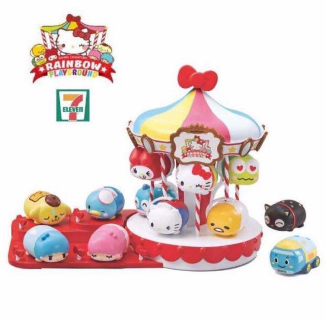 Sanrio Rainbow Playground (Category: Designer & Blind Box Toys) located in Angeles City. Submitted by kewlitibles (Listing ID 1416765427, Image 1). Description: Released by 7-Eleven (2015) This doesn't include the highlighter pens Sanrio. This display house itself is hard to find as a complete parts collectible. Includes box can send video via Messenger Facebook for video LOCATION: Pampanga MOP: GCash SHIPPING: JNT / LBC / Flash Express.
