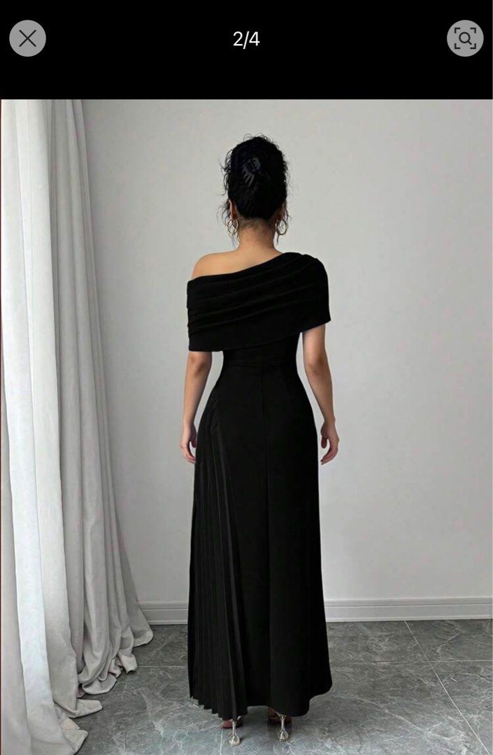 Shein Black Dress (Category: Evening dresses & gowns) located in Calamba. Submitted by declutter187 (Listing ID 1416642575, Image 2). Description: Worn only once No issue Size XL.