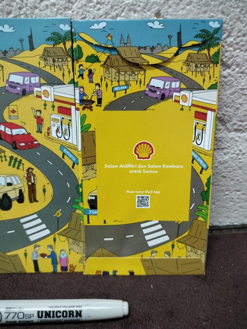 SHELL Sampul Duit Raya SDR 3 pcs in 1 Set (Pahang, Sg. Long, Johor ...