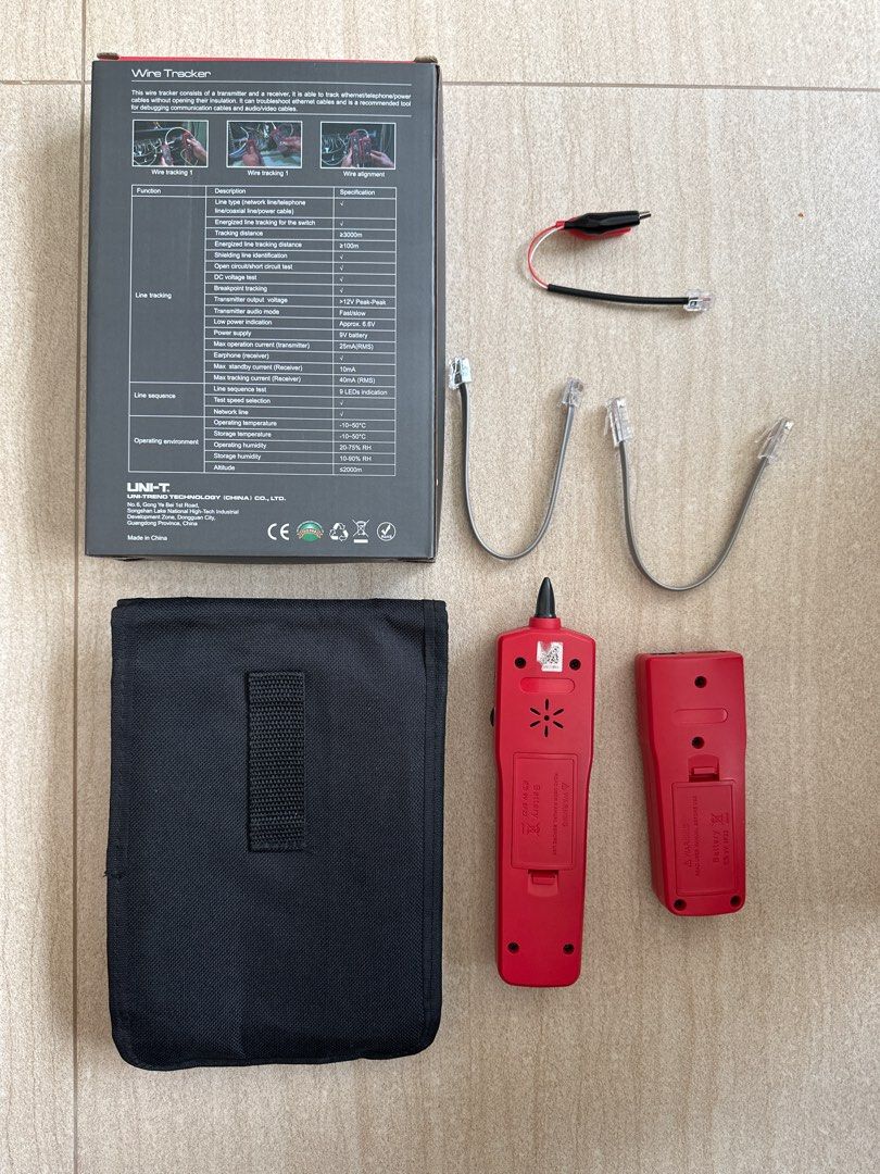 UNI-T UT682 Wire Tracker, Furniture & Home Living, Home Improvement ...