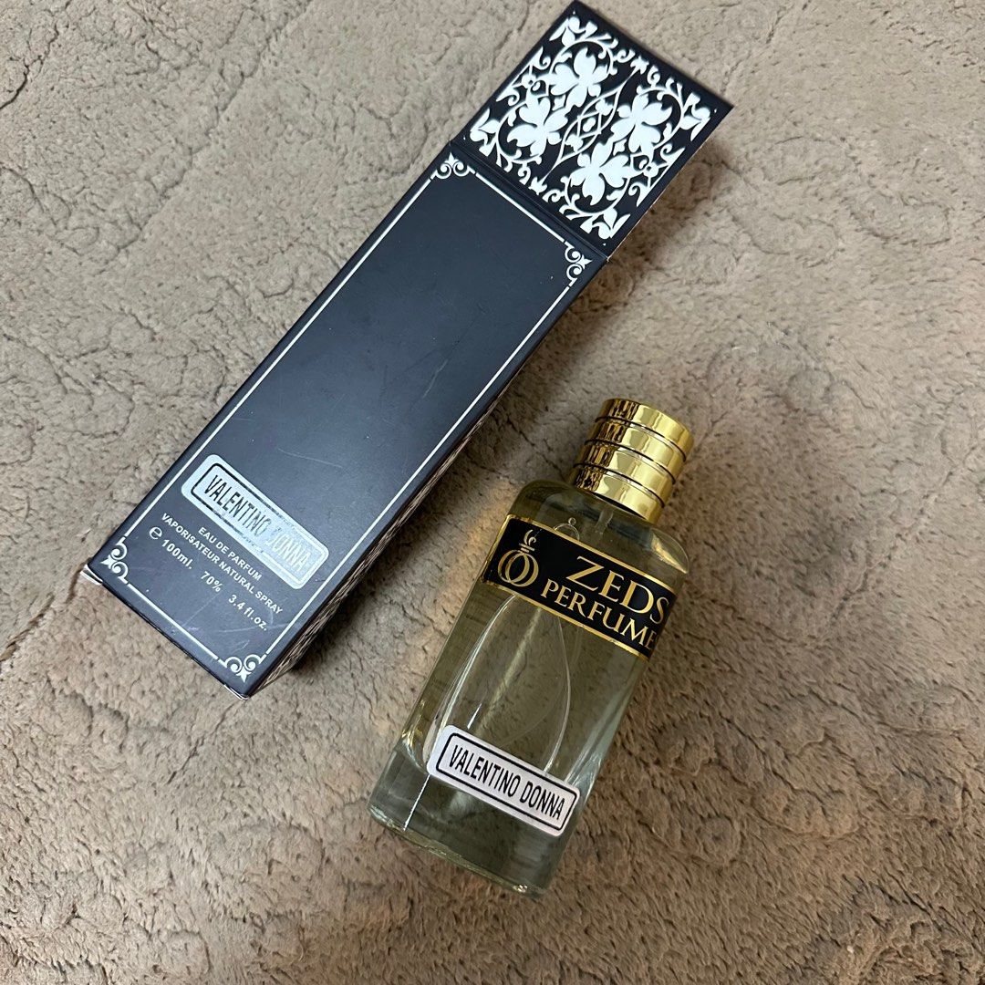 Valentino Donna Inspired Perfume (Category: Fragrance & Deodorants) located in San Fernando. Submitted by keepitcozy (Listing ID 1416776790, Image 2). Description: Valentino Donna Inspired Perfume from Dubai ZED's Perfume Store 100ml.